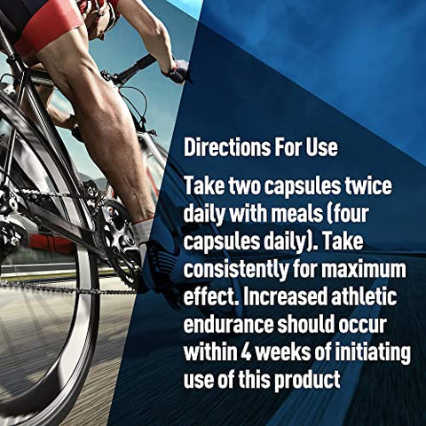 VO2-Boost - Suplemento Natural de Resistência e Oxigênio para Aumentar VO2 max com Rhodiola Rosea, B12 e Ácido Alfa Lipóico (120 Cápsulas) (30 Dias de Fornecimento)
