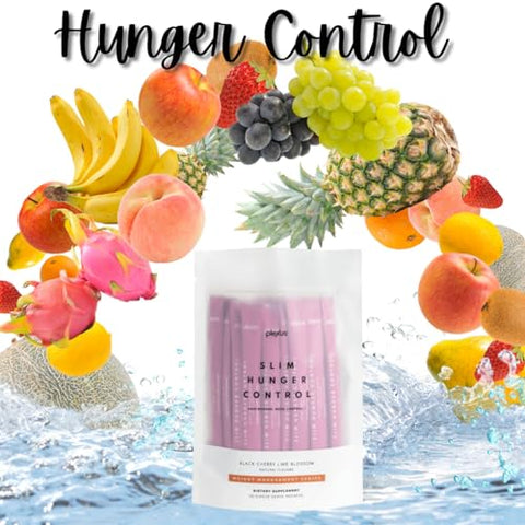 Generic - Plexus Slim Controle de Fome, 30 Pacotes, Sabor Cereja Preta e Flor de Limão – Marca Plexus Slim