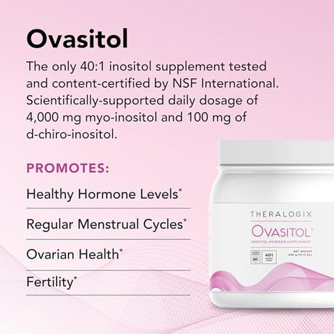Ovasitol Pó de Inositol – Fornecimento de 90 Dias – Myo-Inositol | Comprar Online - Theralogix