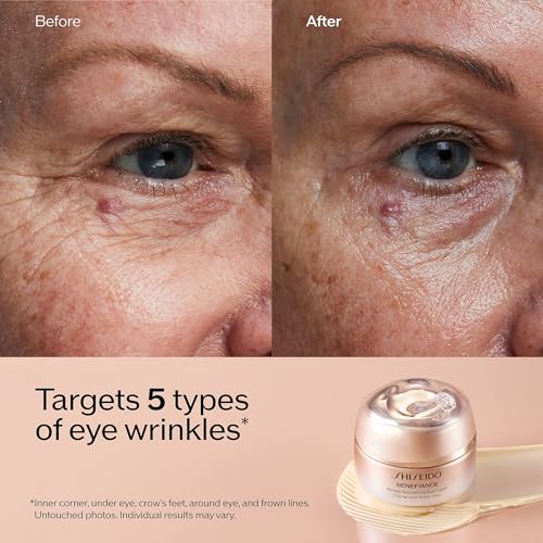 Shiseido Benefiance Creme para os Olhos – 15 mL Reduz Visivelmente Cinco Tipos de Rugas e Olheiras