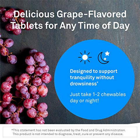 GABA Trex – Comprimidos Mastigáveis de L-Teanina para Reduzir o Estresse – 60 Unidades - NeuroScience