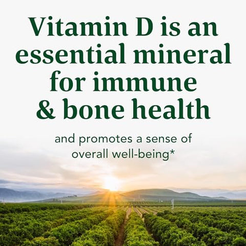 Vitamina D3 2000 UI (50 mcg) – Suplemento de Vitamina D com Alimentos Reais, Suporte Imunológico, Fortalece Ossos e Dentes - MegaFood