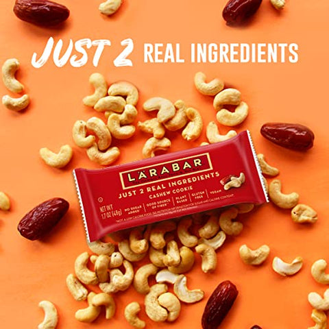 LÄRABAR - Larabar Cashew Cookie: Barra Vegana Sem Glúten com Frutas