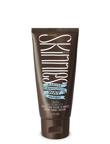 Sungel Nova Fórmula FPS30 Protetor Solar Eco, 100ml UVA UVB, Não Diluído em Água, Seguro para os Recifes, Vegano, Use Quantidade de Ervilha - Skinnies