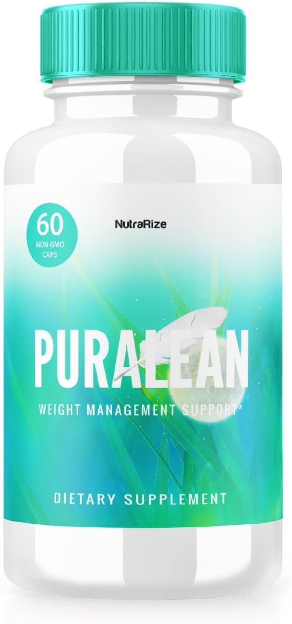 NutraRize - Puralean Capsules – Suplemento Dietético Puralean para Saúde Avançada do Peso, Pílulas de Força Máxima 100% Naturais para Combater a Gordura Abdominal, Fórmula Oficial, Avaliações Pura Lean (60…)