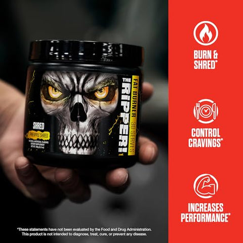 The Ripper! Queimador de Gordura Termogênico – Fruit Punch 30 Porções | Pré-Treino Termogênico Avançado de Ação Rápida, Supressor de Apetite para Homens - JNX SPORTS