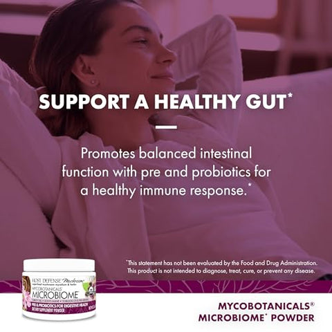 MycoBotanicals Microbiome* Pó Digestivo – 60g | Potencialize sua saúde intestinal - Host Defense