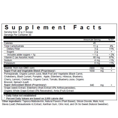 Nanoreds: Superfood de Frutas Vermelhas – 100g - Biopharma Scientific
