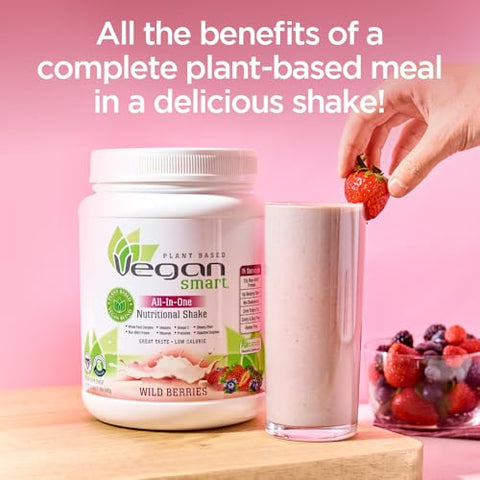 Naturade – Pó Proteico Vegano à Base de Plantas – Shake Nutricional Completo – Sem Glúten – 500g - Vegansmart