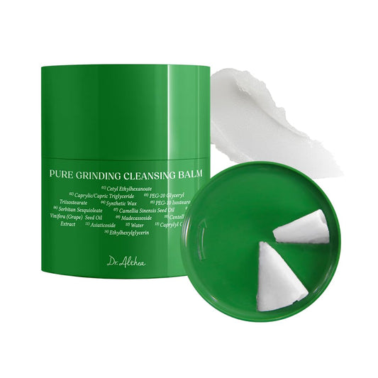 Pure Grinding Cleansing Balm – Fórmula vegana, segura para pele sensível, 14 ingredientes essenciais, Efeito de limpeza poderoso, Textura leve de sorbet - Dr.Althea