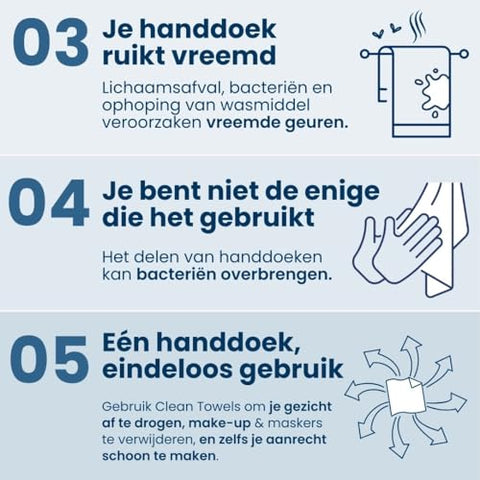 CLEAN SKIN CLUB - Toalhas Clean Skin Club XL, 100% Biobaseadas pelo USDA, Aprovadas por Dermatologistas, Toalhas Faciais Descartáveis Testadas Clinicamente, Lenços de Limpeza Facial, Lenços Secos Removedores de Maquiagem