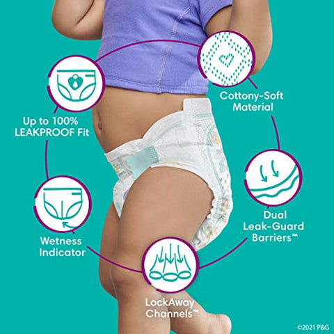 Cruisers Tamanho 7 – 44 Unidades, Fraldas Descartáveis para Bebês Ativos com Ajuste Personalizado - Pampers