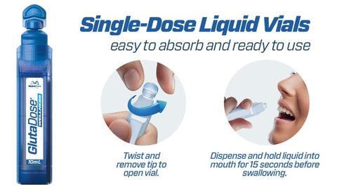 GlutaDose - Suplemento Líquido de Glutationa – Energético de Acerola com Sabor de Limão e Frutas Vermelhas, Enriquecido com Zinco – Vitamina Combinada