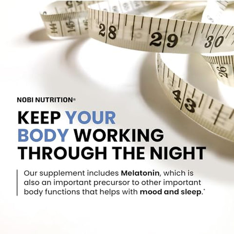 Nobi Nutrition - Queimador de Gordura Noturno e Complexo de Berberina | Perda de Peso 24/7 | Marca do Produto