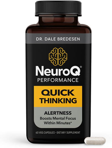 LifeSeasons - NeuroQ – Suplemento em Pílulas para Raciocínio Rápido – Aumenta Alerta e Foco Mental