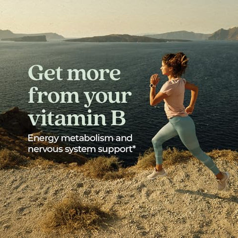 Vitamin B Complex – Complexo de Coenzima B Fermentado Rico em Vitamina B12, Vitamina B6, Biotina – Ingredientes Orgânicos – 90 ct - New Chapter