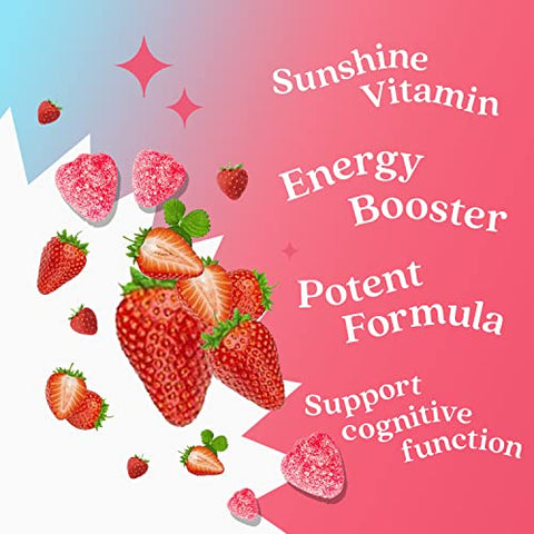 Gummies de Vitamina D3 com Vitamina B12 – 60 un I Suporte Imunológico com Vitamina B12 Vegana - BeLive