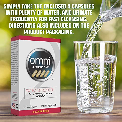 Omni Herbal Cleanse Detox Cápsulas: Desintoxicação Rápida e Potente para o Corpo Inteiro, Limpe seu Sistema com Cápsulas Detoxificantes, 4 Unidades (2) - Wellgenix