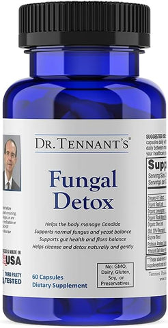 Dr. Tennant's - Dr. Tennant’s Fungal Detox: Limpeza Candida, Regulação do Humor, Controle de Desejos | 60g