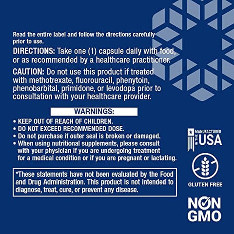 Homocysteine Resist – 60 Cápsulas Vegetarianas (Pacote com 2) Vitamina B2, B6 | Resistência à Homocisteína - Life Extension