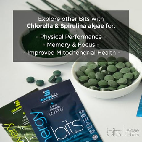 ENERGYBITS - VITALITYbits – Spirulina Orgânica em Pó – 100g – Energia Natural