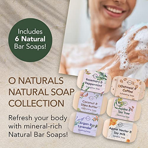 Conjunto de Presente com 6 Barras de Sabonete 100% Natural – Ingredientes Orgânicos – Frete Grátis - O Naturals
