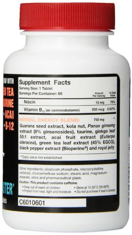 Hot Stuff Nutritionals - UP Your Gas – Energético Herbal em Comprimidos, 60 Unidades – Aumente sua Energia!