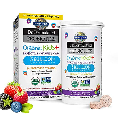 Kids Gummies Orgânicos Probióticos para Imunidade Infantil – 60 gomas - Garden of Life
