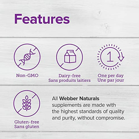 Vitamina K2 MK-7 (120 mcg) com Vitamina D3 (1.000 UI), 90 Softgels, Suporte para Ossos, Dentes e Sistema Cardiovascular, Suplemento de Vitamina, Livre de Glúten e Não-OGM - Webber Naturals