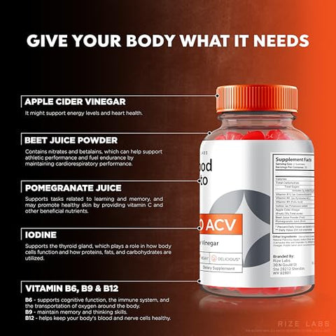 rize labs - Good Keto ACV Gummies – Fórmula Premium para Perda de Peso Avançada com Vinagre de Maçã, 100% Natural e Avaliações GoodKeto (60…)