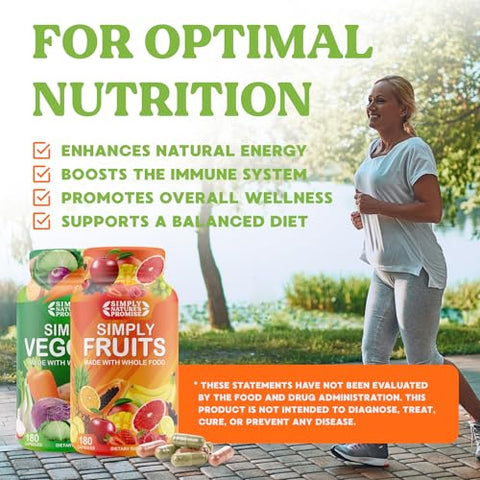 Simply Nature's Promise - Promessa da Natureza Simples – Embalado com Mais de 40 Frutas Diferentes | 100% Natural | Rico em Nutrientes | 500g