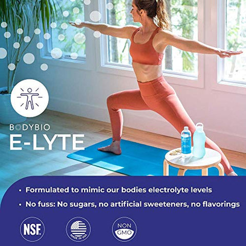 Electrolytes Líquido para Hidratação – Concentrado 473 ml | Sem Açúcar | Sem Calorias | Keto Eletrólitos | Recuperação da Desidratação c/ Magnésio Potássio Sódio | Alívio - BodyBio
