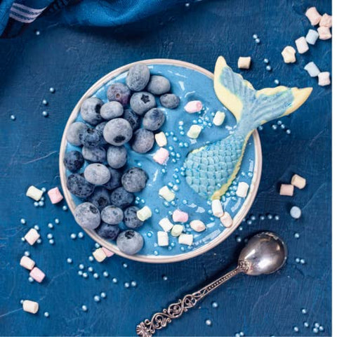 Ellie's Best - Pó de Spirulina Azul Orgânica Ellie’s Best (Extrato de Ficocianina) – 60 Porções – Sem Odor – Vegano, Não Transgênico, Sem Glúten, Sem Laticínios – Corante Alimentar Orgânico – para Smoothies