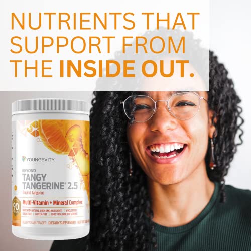 Beyond Tangy Tangerine 2.5 – Suplemento Multivitamínico Tropical Tangerine Ultimate – 30 Sachês - Youngevity