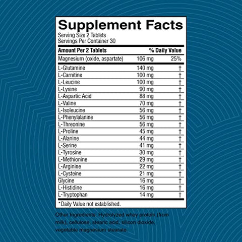 Nature's Sunshine - Nature’s Sunshine Aminoácidos Livres, 60 Comprimidos | Ajuda no Desenvolvimento, Construção e Manutenção do Tecido Muscular, Fortalecendo e Aumentando a Resistência Muscular
