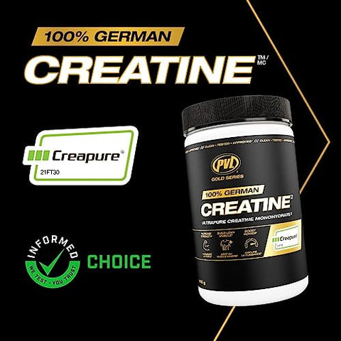 Creapure Creatine – Pó de Creatina Monohidratada Alemã Pura – 82 Porções – 410 g - PVL