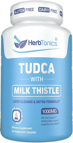 TUDCA – Proteção hepática avançada – 60 cápsulas – 500mg - Herbtonics