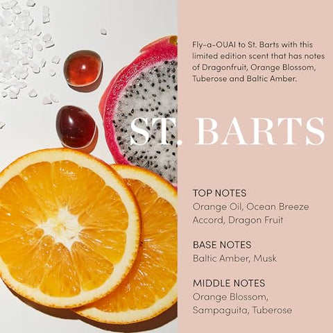 Body Cleanser St. Barts – Sabonete Líquido Corporal com Óleo de Jojoba e Óleo de Rosa Mosqueta para Hidratar, Nutrir, Equilibrar e Suavizar a Pele – Livre de Parabenos, Ftalatos e Sulfatos – Cuidados com a Pele - OUAI