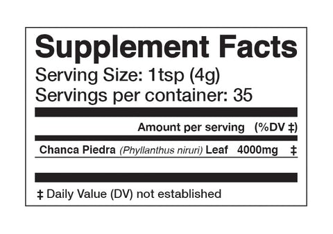 Anima Mundi Apothecary - Anima Mundi Chanca Piedra em Pó – Suplementos Anima Mundi – Quebra Pedra em Pó para Chá – Extrato de Quebra Pedra Selvagem – Fígado, Vesícula Biliar – 100g