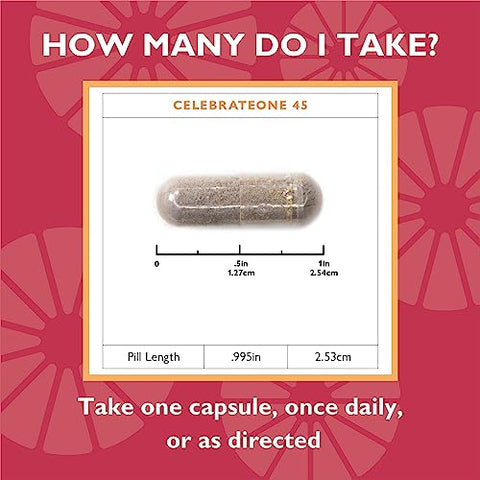 Celebrate Bariatric Supplements - Celebrate Vitamins CelebrateONE 45 – Multivitamínico Bariátrico de 1 por dia com 45mg de Ferro – Vitaminas Essenciais