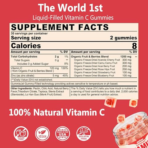 Nextdia - Gomas de Vitamina C Integral para Adultos – Marca: Primeira Opção