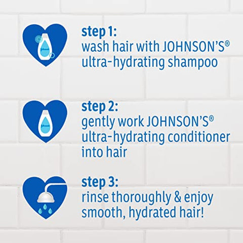 Johnson's Baby - Shampoo Johnson’s Baby Ultra-Hidratante Sem Lágrimas para Crianças com Pro-Vitamina B5 – 200ml