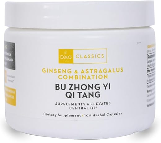 D'AO Labs - D’Ao Labs – Combinação de Ginseng e Astragalus – Cápsulas Herbais. 100 Cápsulas