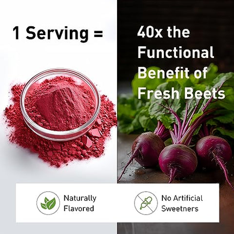 UNLEASH'D ORGANIC - UNLEASH’D ORGANIC – Pó de Beterraba Orgânica 454g – Superfood Natural Impulsionador de Óxido Nítrico – Aumenta a Resistência e Energia
