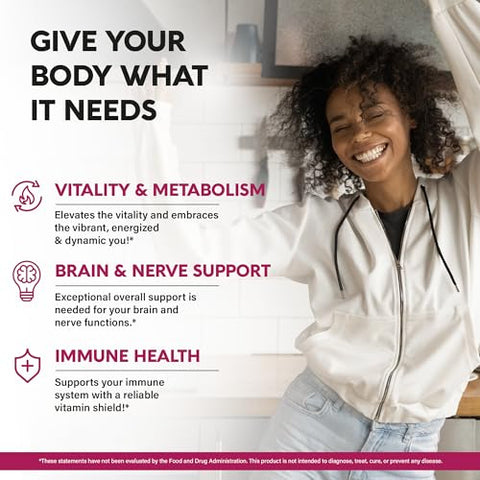 NUTRAHARMONY - Vitamina B-Complexo B5 Ácido Pantotênico | B12 Metilcobalamina | B1 Tiamina | B6 Piridoxina | B7 Biotina | B9 Ácido Fólico | B3 Niacinamida – Gotas Líquidas de Complexo B Orgânico USDA, Feito em