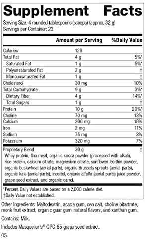 Standard Process Inc. - Standard Process SP Complete – Suporte Imunológico, Suporte Hepático, Antioxidante com Proteína de Arroz, Extrato de Semente de Uva e Colina – Vegetariano, Chocolate – 26 Ounce (750g)