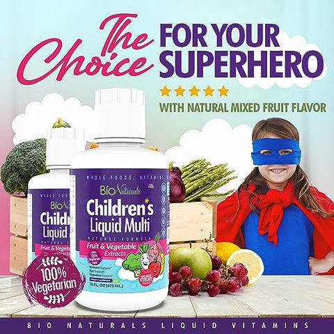 Multivitamínico Líquido Infantil – Fórmula Completa – 250ml - Bio Naturals