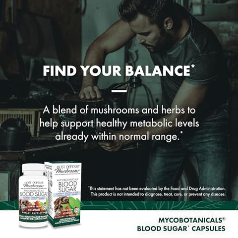 MycoBotanicals Cápsulas – Suplemento Herbal com Chaga, Reishi | 100% Natural e Potente - Host Defense