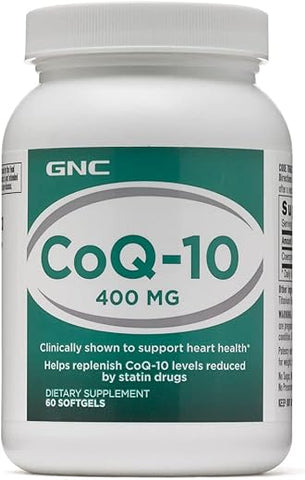 CoQ-10 400mg | Suporte para a saúde do coração | 60 cápsulas - GNC